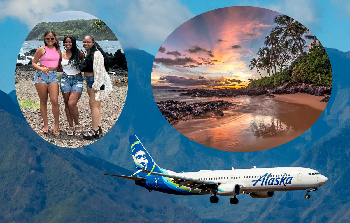 From office to paradise: How I flew to Maui on day one as an Alaska intern